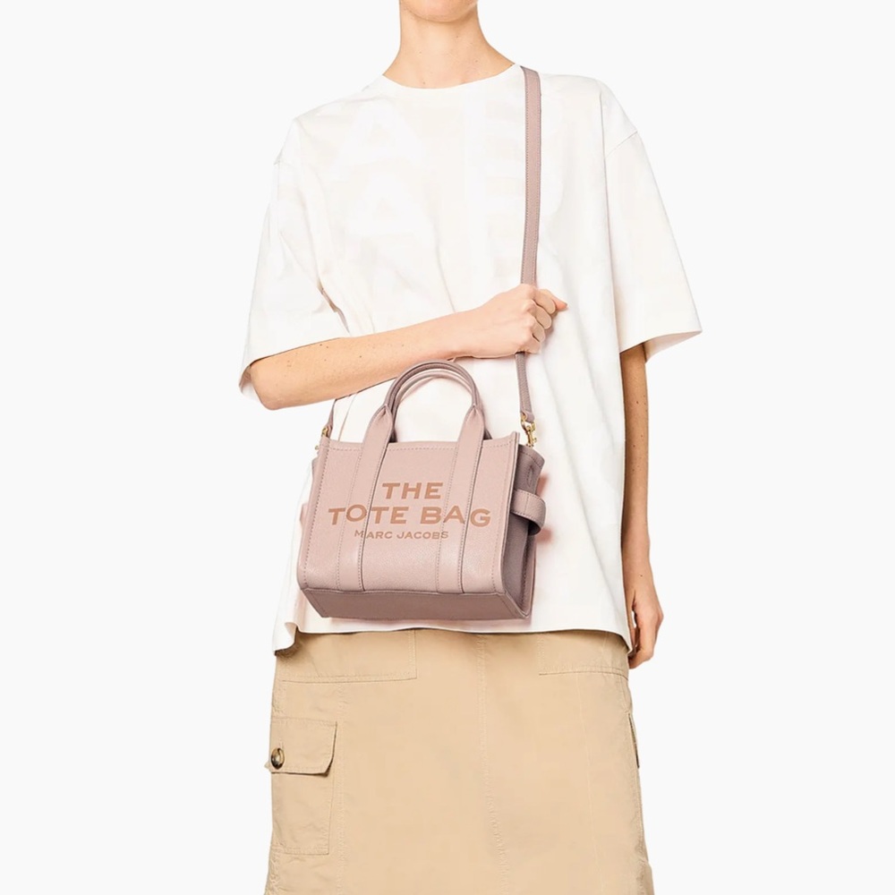 Marc Jacobs | The Leather Small Tote Bag | Rose